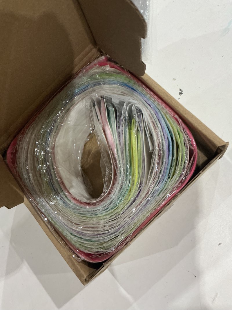 Condition photo showing Good Condition for ms aloe 10 pcs glow in dark clip in hair extensions - 22inch colorful synthetic rainbow glow in the dark hair accessories for women 22 inch(10piece) 10 color glow hairpieces