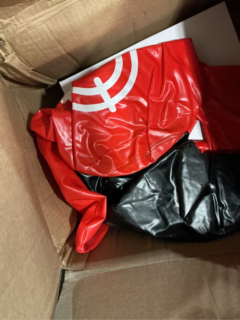 Condition photo showing As Is for qpau 360° rotatable kids punching bag - 64" boxing bag with 4 targets & kids boxing gloves, inflatable punching bags with hand pump, karate taekwondo training christmas birthday gift boys girls