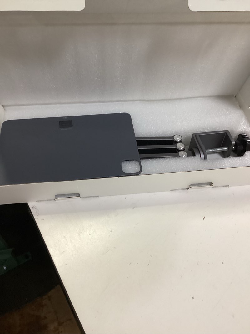 Condition photo showing New/Like New for LULULOOK Magnetic Arm Stand for iPad Pro 11" M4 & M5 - Heavy Duty Aluminum iPad Stand for Desk Mount with Foldable Arm & 360° Swivel Clamp Base for iPad Pro 11" M5 & M4