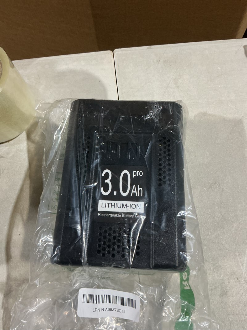 Condition photo showing As Is for DTK 80V 3000mAh Batteries Replacement for Greenworks 80V Battery Lithium Ion Cordless Power Tools 1 Pack