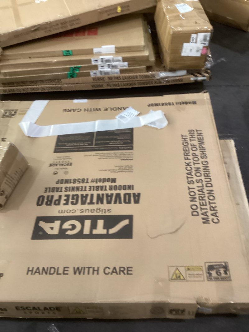 Condition photo showing As Is for STIGA Advantage Series Ping Pong Tables - 13, 15, 18, and 25mm Tabletops - Quickplay 10 Minute Assembly - Playback Mode - Recreational to Tournament Level 18MM