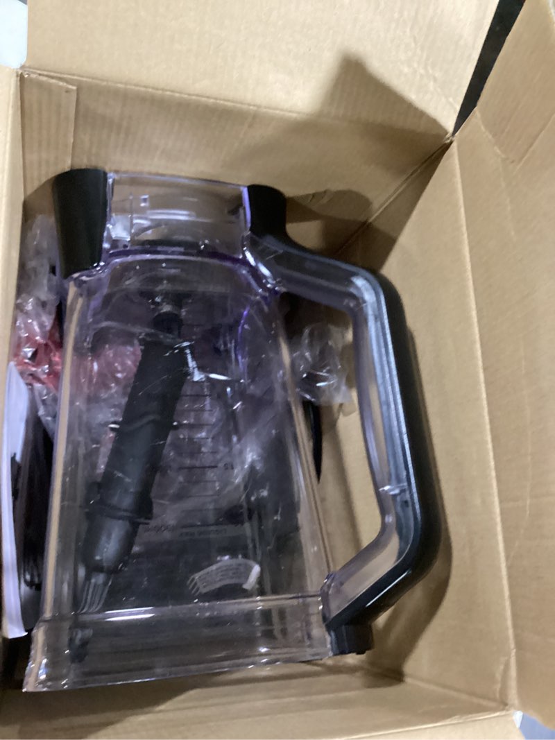 Condition photo showing As Is for Ninja BL610 Professional 72 Oz Countertop 1000-Watt Base and Total Crushing Technology for-Smoothies, Ice and Frozen Fruit, Black, Blender + Pitcher