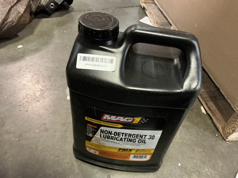 Condition photo showing Good Condition for mag 1 00232 non-detergent 30 lubricating oil - 2.5 gallon