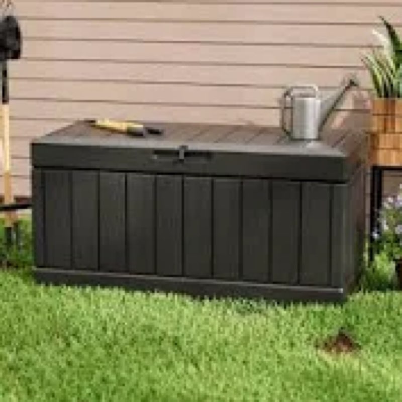 (Incomplete) Furmax 90 Gallon Water Resistant Lockable Deck Box