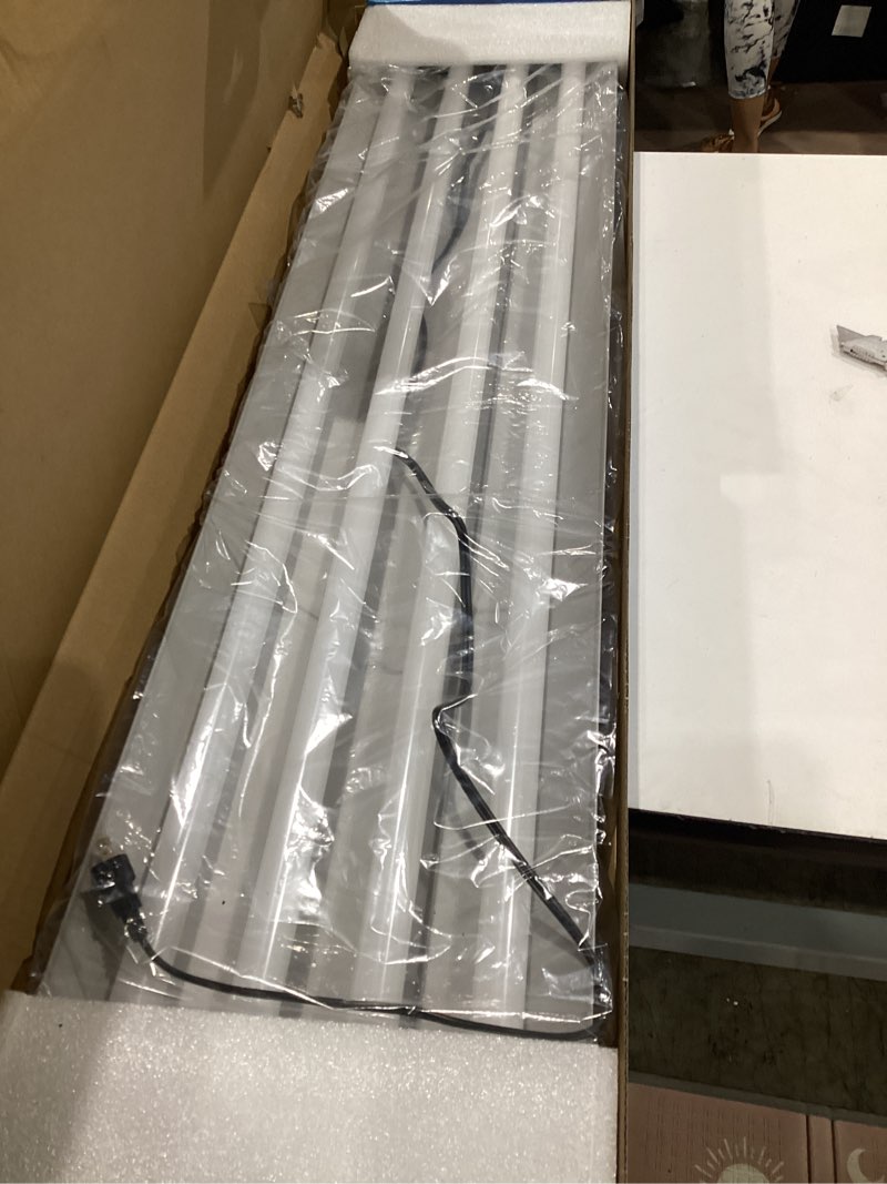 Condition photo showing As Is for utilitech 4-ft 9000-lumen gray led linear garage shop light