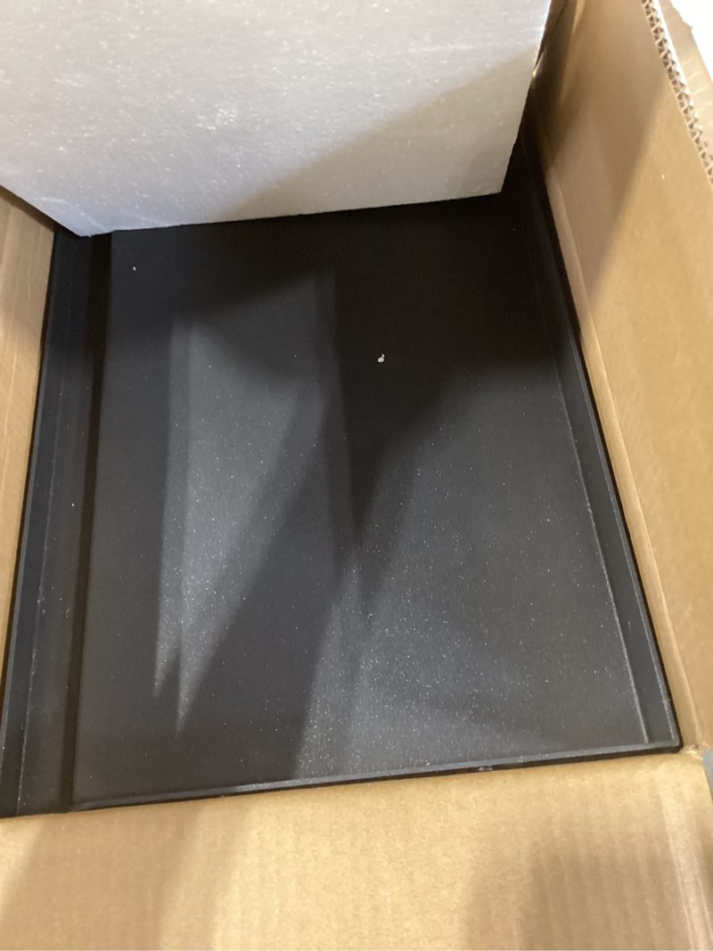Condition photo showing Good Condition for utheer 17" x 13" nonstick coating cooking griddle for gas grill, universal griddle flat top plate insert with grease groove and removable handles for charcoal/gas grills, camping, tailgating, parties cast iron 17" x 2.6" x 13"