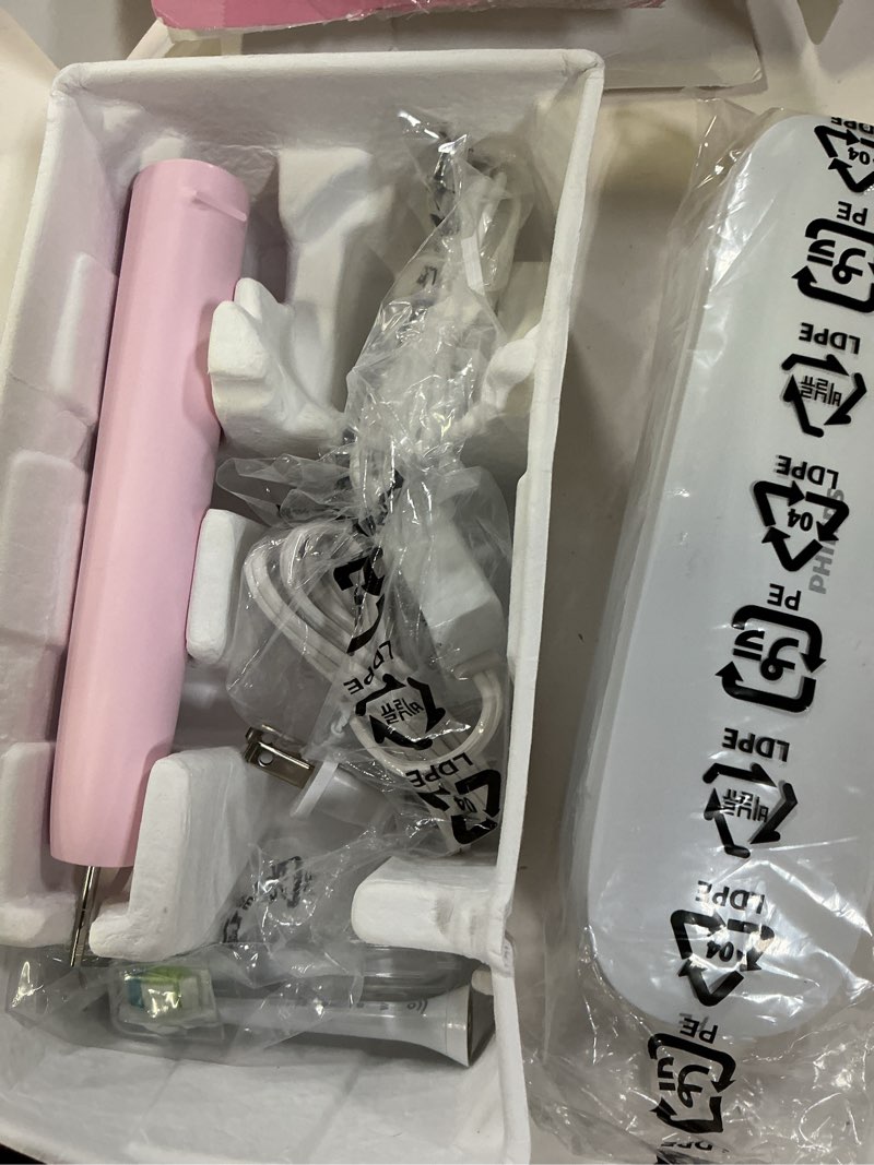 Condition photo showing Good Condition for philips sonicare protectiveclean 6500 rechargeable electric toothbrush, with pressure sensor, 3 cleaning modes, smartimer and quadpacer, 14-day battery life, charging travel case, pink, hx6462/06 1 count (pack of 1) pink