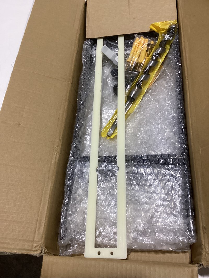 Condition photo showing Good Condition for upgrade 22 in floating shelf hardware 22\"x8\" wall mounted hidden brackets, 4 pcs thickened solid steel floating shelf brackets 3-year service 4 pack 22x8 in with installation tools
