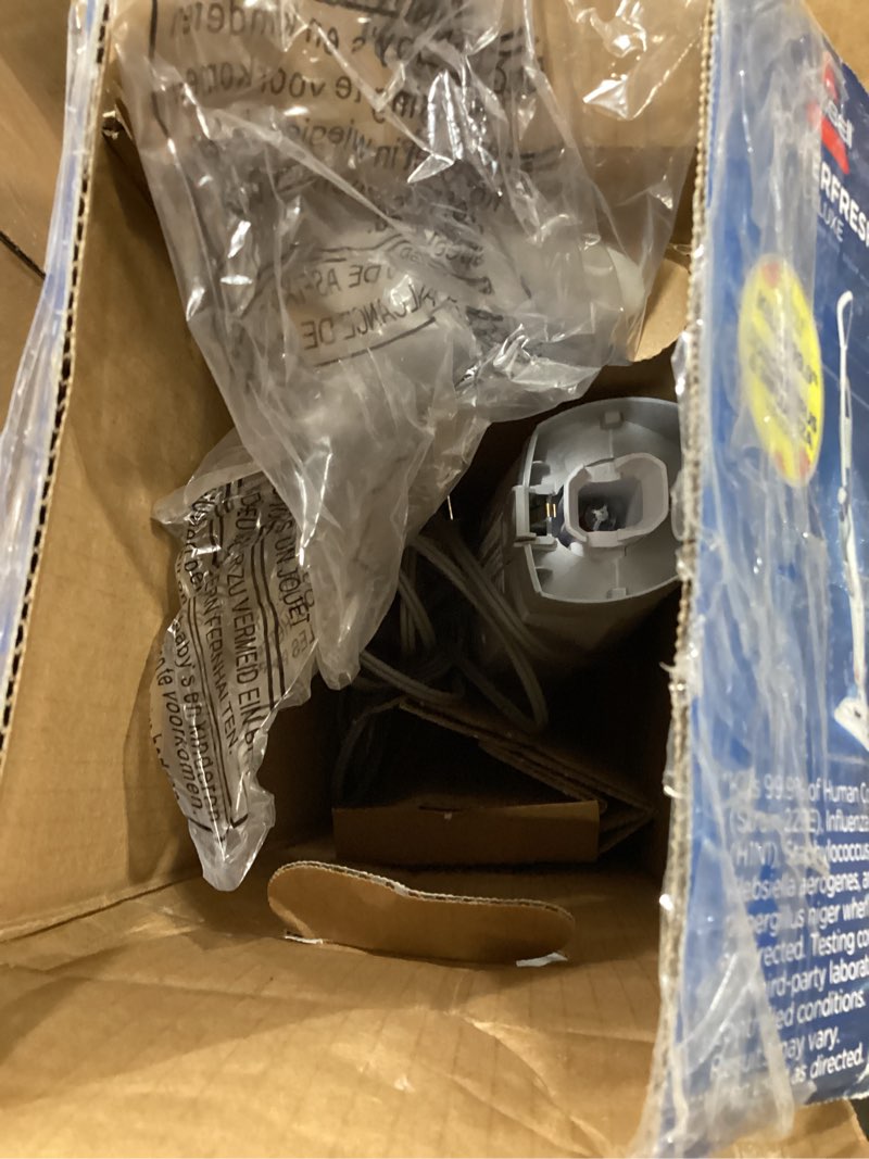 Condition photo showing As Is for bissell powerfresh deluxe 1806 steam mop for tile, hardwood & sealed floors w/built?in spotboost brush, fast 30?second warm?up, variable steam levels, fresh scent discs compatible