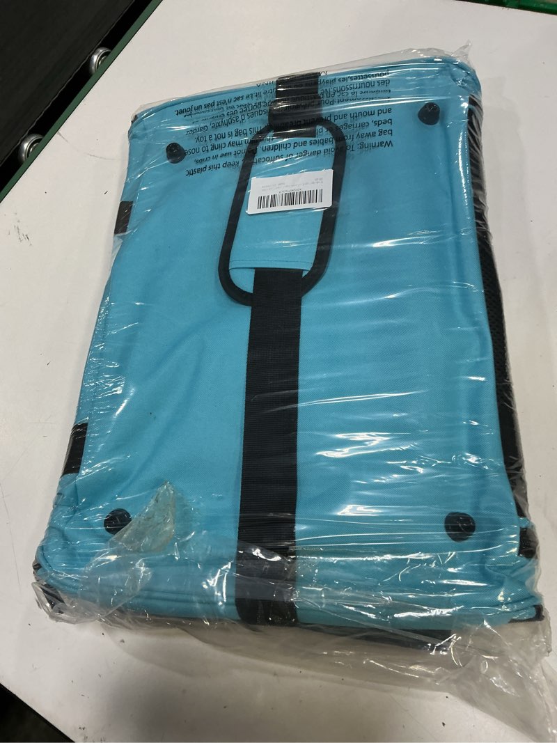 Condition photo showing New/Like New for henkelion large cat carriers dog carrier pet carrier for large cats dogs puppies up to 25lbs, big dog carrier soft sided, collapsible travel puppy carrier - large - blue 20.0"l x 13.0"w x 13.0"h blue
