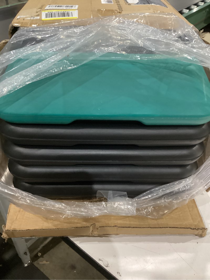 Condition photo showing Good Condition for yes4all high arobic step platform & stackable risers - adjustable 4"/6"/8"/10"/12" height - choose full step platform set or 2-pack stackable risers, customize for cardio & aerobic exercise a. green/black