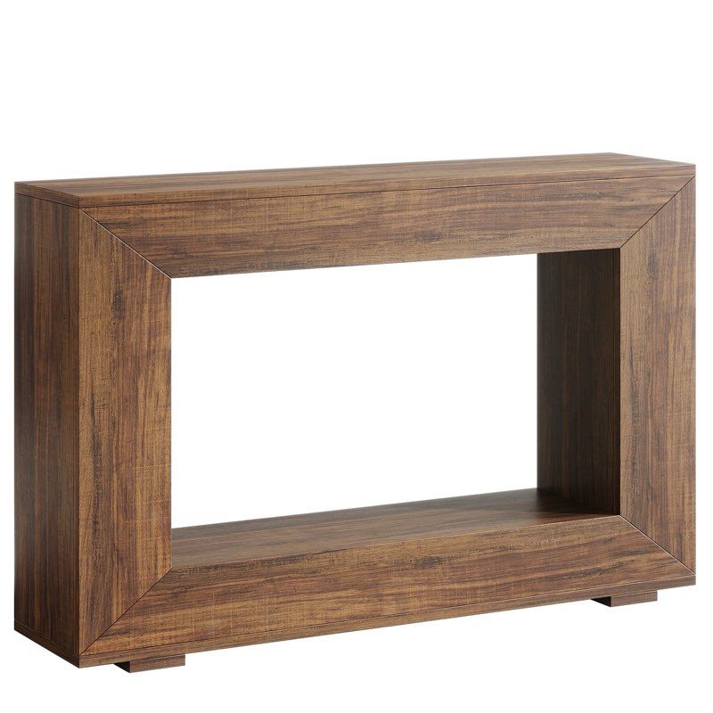 farmhouse console table, 47" rustic wood entryway 