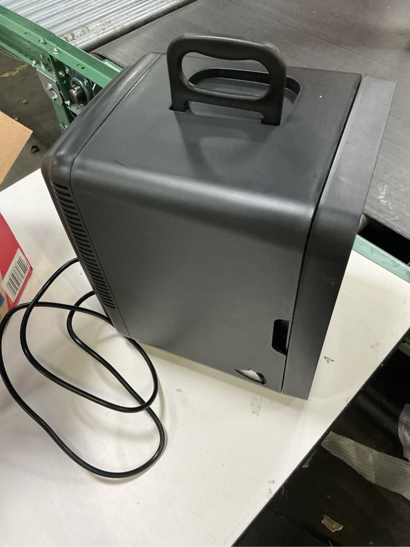 Condition photo showing As Is for FRIGIDAIRE Portable 10L, 15-can Mini Fridge Brushed Stainless Rugged Refrigerator, EFMIS188-SS