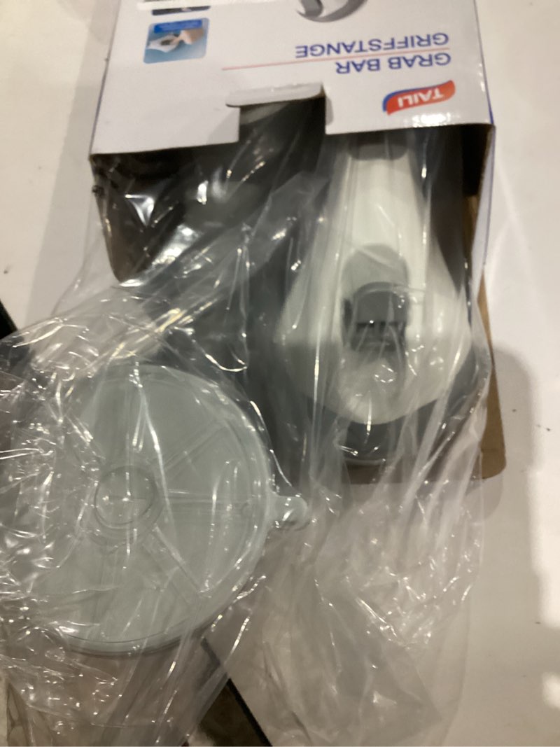 Condition photo showing Good Condition for TAILI Shower Grab Bar, 2 Pack 12 Inch Suction Grab Bars for Bathtubs and Showers for Elderly, Shower Handle for Seniors Bathroom Safety Grip, No Drilling Removable,Grey 12.2" Gray