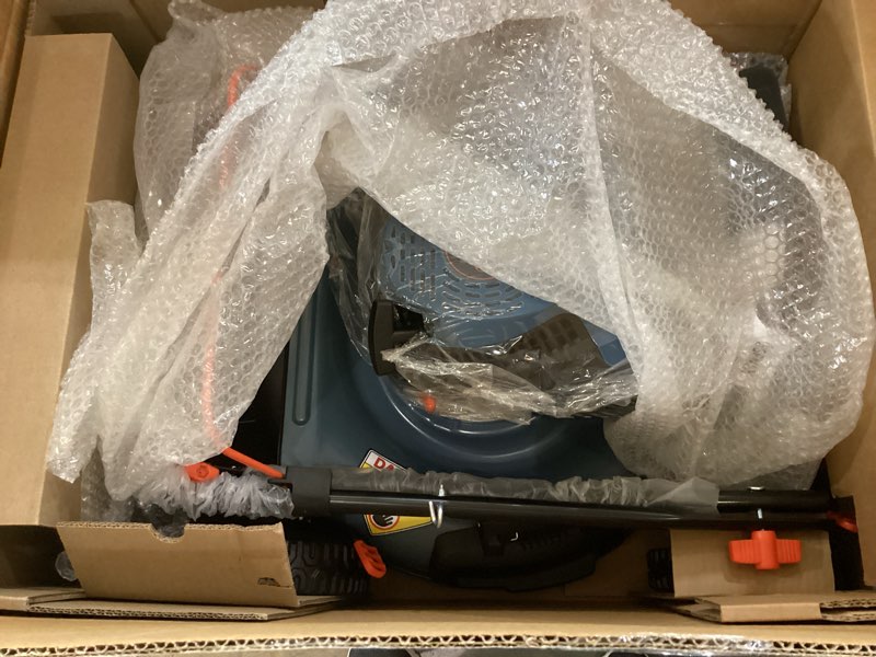 Condition photo showing New/Like New for senix 144 cc gas lawn mower, 21 inch 2-in-1 push with mulching and side discharge, 4-cycle engine, 6 position cutting height adjustment for yard and garden (lspg-l6)