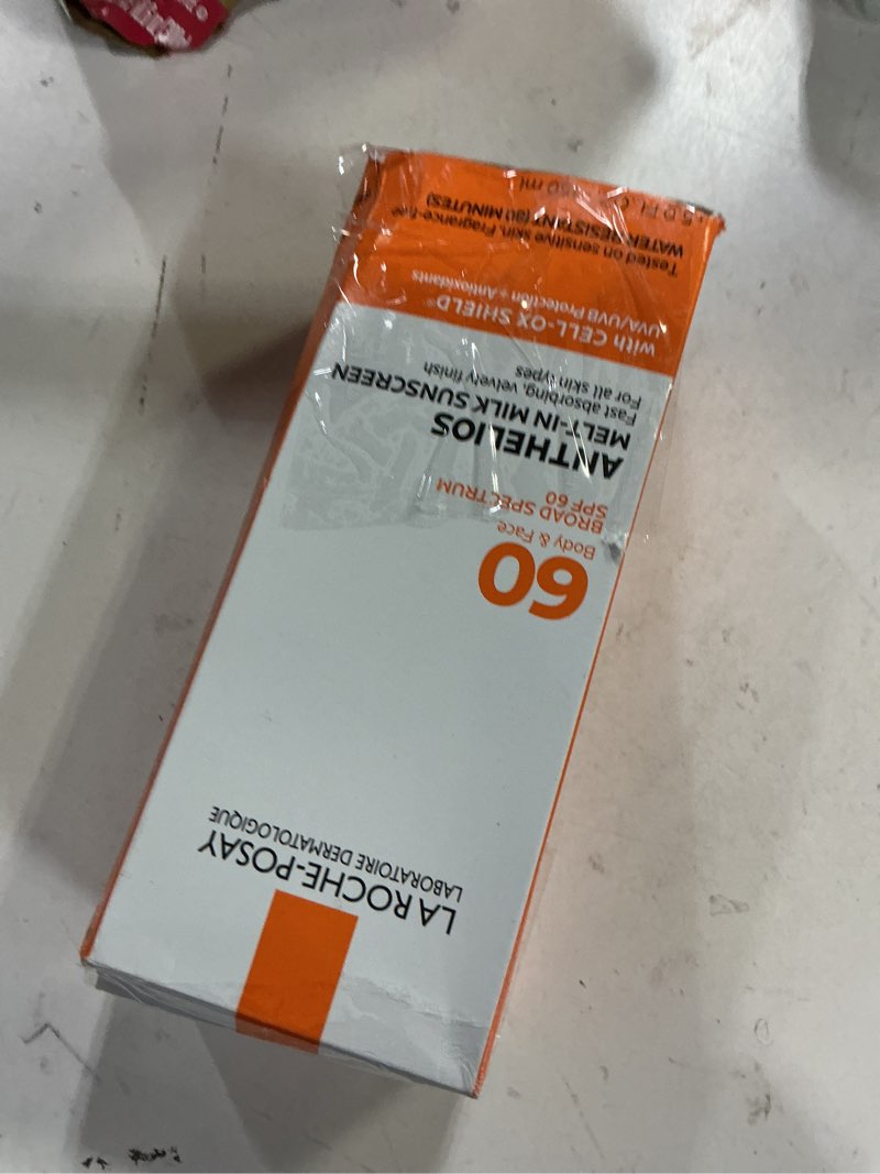 Condition photo showing New/Like New for (exp:2028/11)la roche posay laboratoire dermatologique anthelios 60 melt in sunscreen milk broad spectrum spf 60 face and body / lotion
