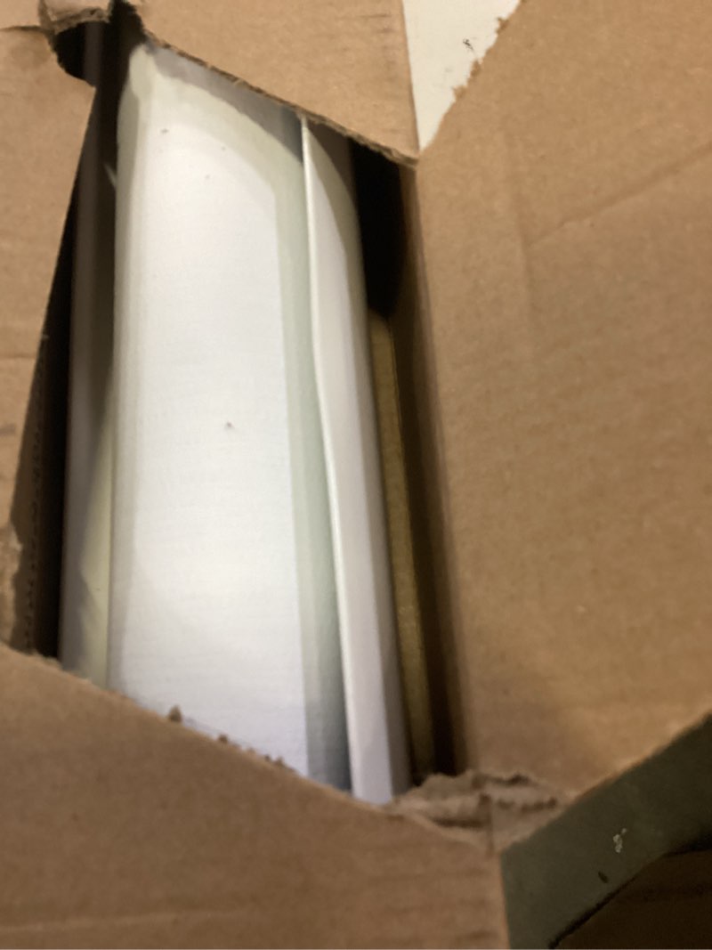 Condition photo showing Good Condition for chrisdowa cordless blackout roller shades for windows, striped free-stop window blinds with privacy, thermal insulated window shades for home, office and door. white, 47" w x 72" h 47"w x 72"h white