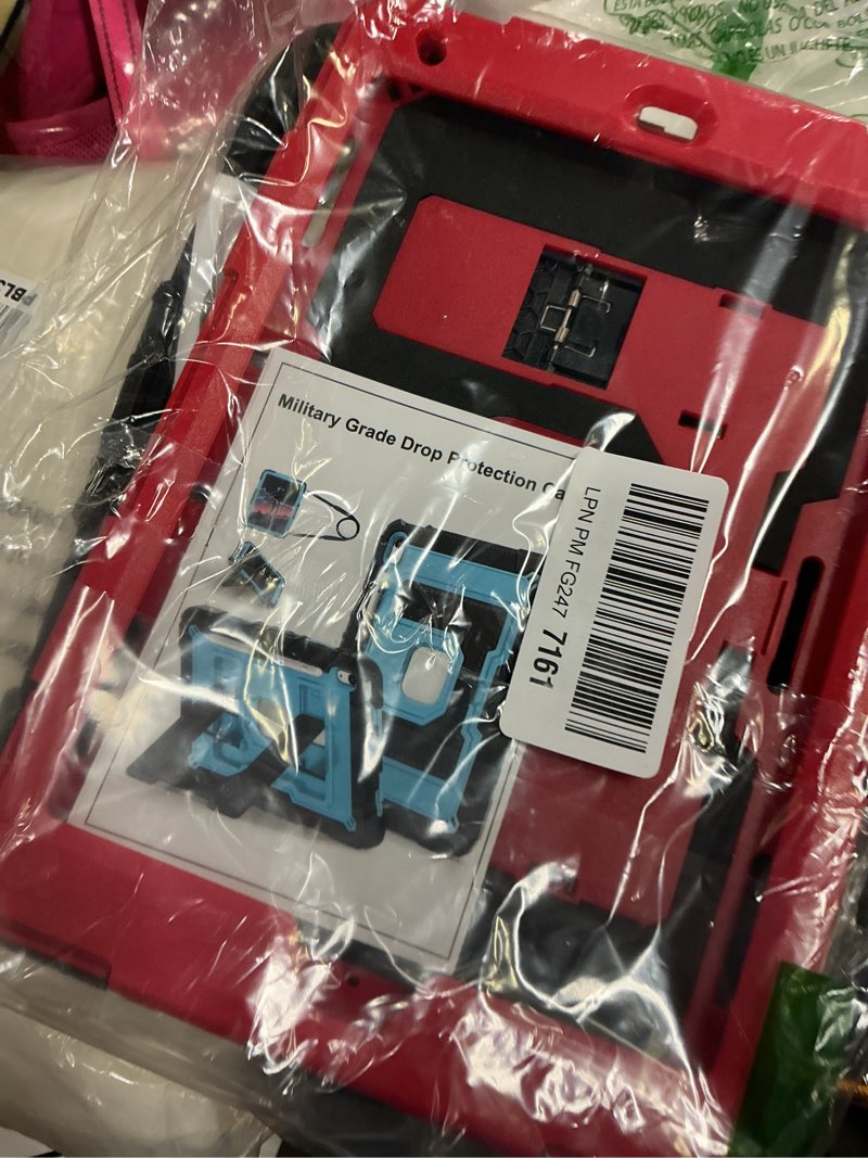 Condition photo showing Good Condition for for iPad 9th/ 8th/ 7th Generation 10.2 Inch iPad Case 9th Generation with Pencil Holder,Heavy Duty Shockproof Cover for i Pad 9th/8th/7th Gen 2021/2020/ 2019 Cases,Black Red Black Red For iPad 9th/8th/7th Generation 10.2 Inch