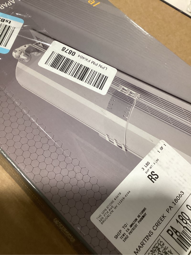Condition photo showing New/Like New for WITFORMS CENTRAL Adjustable AC Air Deflector - 360° Rotatable - Extends 24" to 43" Length - Fits Most Standard Central Air Vents - Transparent Design - Measure Before Purchase