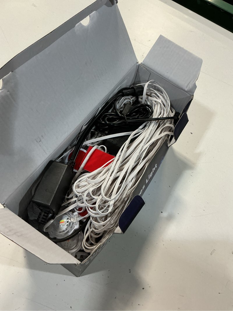 Condition photo showing Good Condition for fbz 150ft permanent outdoor rgb lights - ip67 waterproof with smart app control remote,diy scene modes, music synchronization,eaves lights for garden decor,deck,christmas