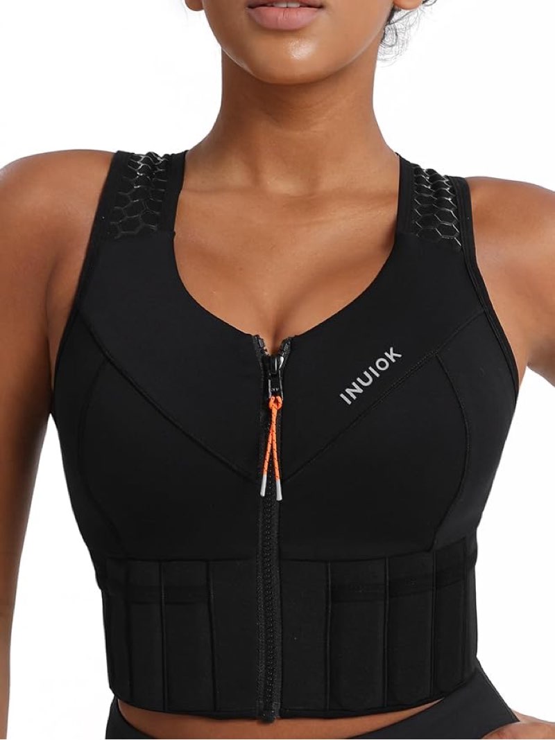 (Size:M)women's Weighted Vest, running vest?a blend of style and functionality. Specially designed for women, it provides added resistance during runs and walks, making it a practical choice for