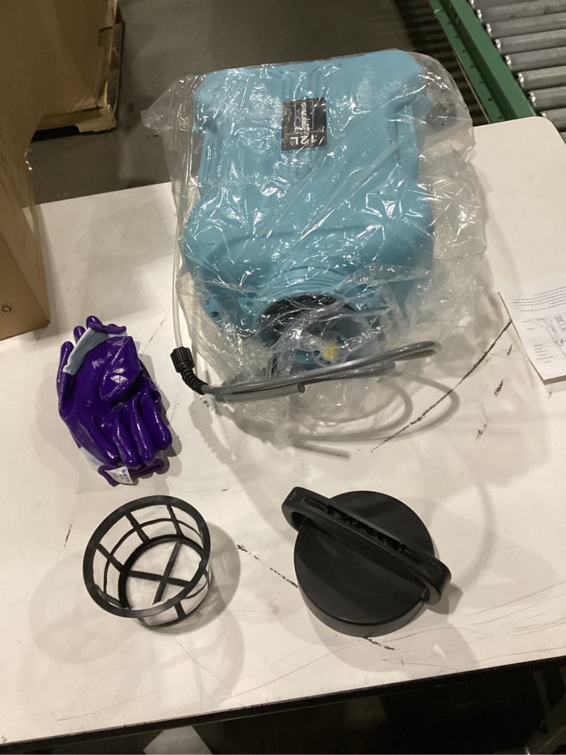 Condition photo showing As Is for 2025 New 7.4V Powerful Electric Sprayer with Waterproof Handle, USB Charging, 6 Spray Heads, 3.1 gallons, Adjustable Rod and Shoulder Strap, Suitable for Gardens, lawns, etc., Lasts About 3 Hours
