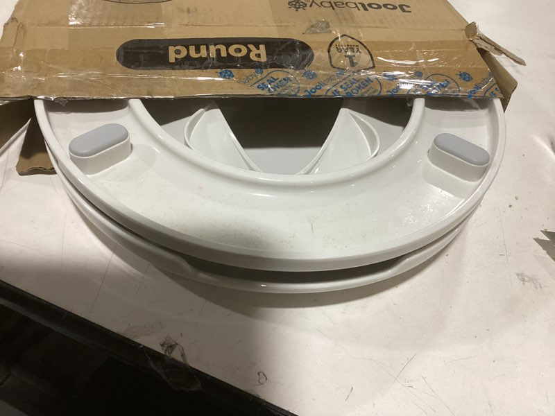 Condition photo showing As Is for jool baby quick flip toilet seat with built-in potty & splash guard for toddler training, slow close (round)