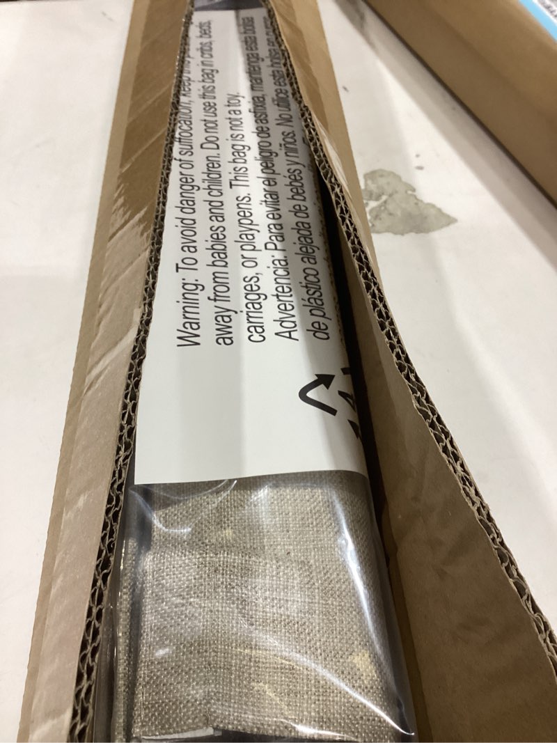 Condition photo showing Good Condition for lazblinds no tools no drill cordless roman shades for windows, blackout thermal insulated uv blocking window blinds, lightweight fabric blinds for indoor windows, 21" w x 60" h, blackout - beige beige 21" w × 60" h