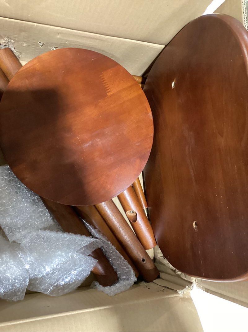 Condition photo showing As Is for pipishell coat rack, freestanding hall tree with 8 hooks & storage shelf, solid wood base, 66.3? tall coat rack stand for coats, hats, bag in entryway, bedroom, living room, brown, pifcr11bn