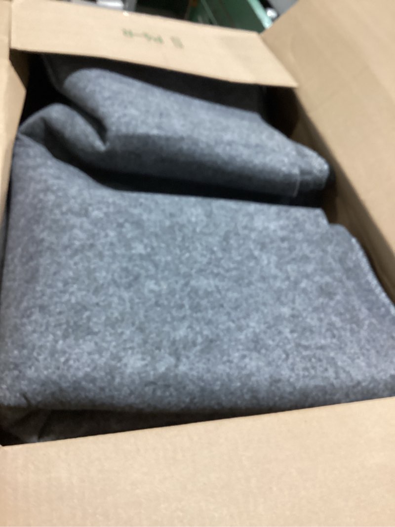 Condition photo showing Good Condition for veken non slip cushioned rug pad gripper 8 x 10 ft, felt and silicone backing, 1/8 inch thick carpet liner for hardwood floors and finishes, under area rugs anti skid mat, keep rugs safe and in place 8' x 10' (rectangular) 1/8" thick