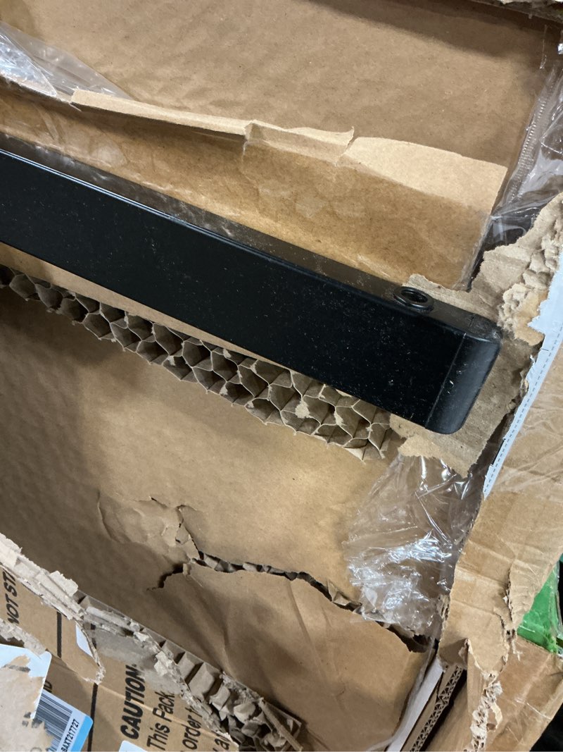 Condition photo showing As Is for Rolling Whiteboard on Wheels, Double-Sided Magnetic Dry Erase Board with Stand, Mobile White Board for Office, Classroom, Home (32" x 48") Black 32" x 48"