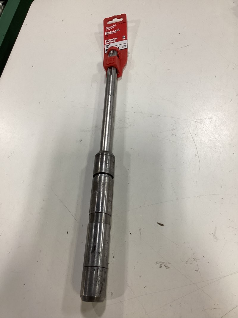 Condition photo showing As Is for milwaukee max-lok sds max 15 in. extension