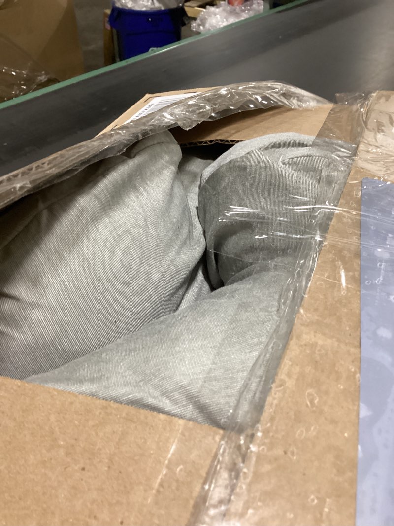 Condition photo showing As Is for QUEEN ROSE Reading Pillow for Gaming, Lap Desk Pillow for Sitting in Bed or Sofa, Compact Arm Support Pillow for Reading, Playing or Crocheting, Cooling Grey