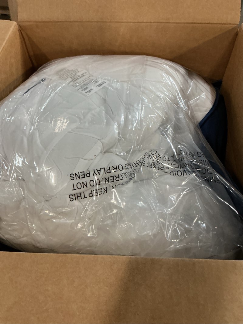 Condition photo showing Good Condition for Serta Memory Flex Soft Queen Mattress Topper, 2" Pillow Top Mattress Pad, Cushioning Stain Resistant Mattress Protector with 15" Pocket for Secure Fit, Machine Washable, White