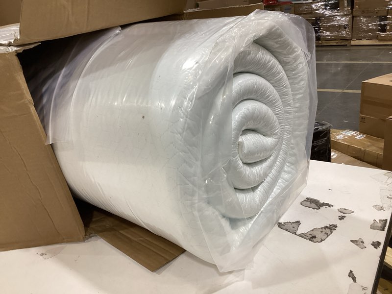 Condition photo showing New/Like New for 4 Inch Gel Memory Foam Mattress Topper Twin XL, Cooling Mattress Topper with Removable & Washable Bamboo Cover, CertiPUR-US Certified Twin XL 4 Inch White