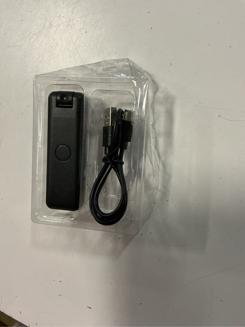 Condition photo showing Good Condition for mini body camera with audio and video recording, small tiny wearable personal portable thumb pov act
