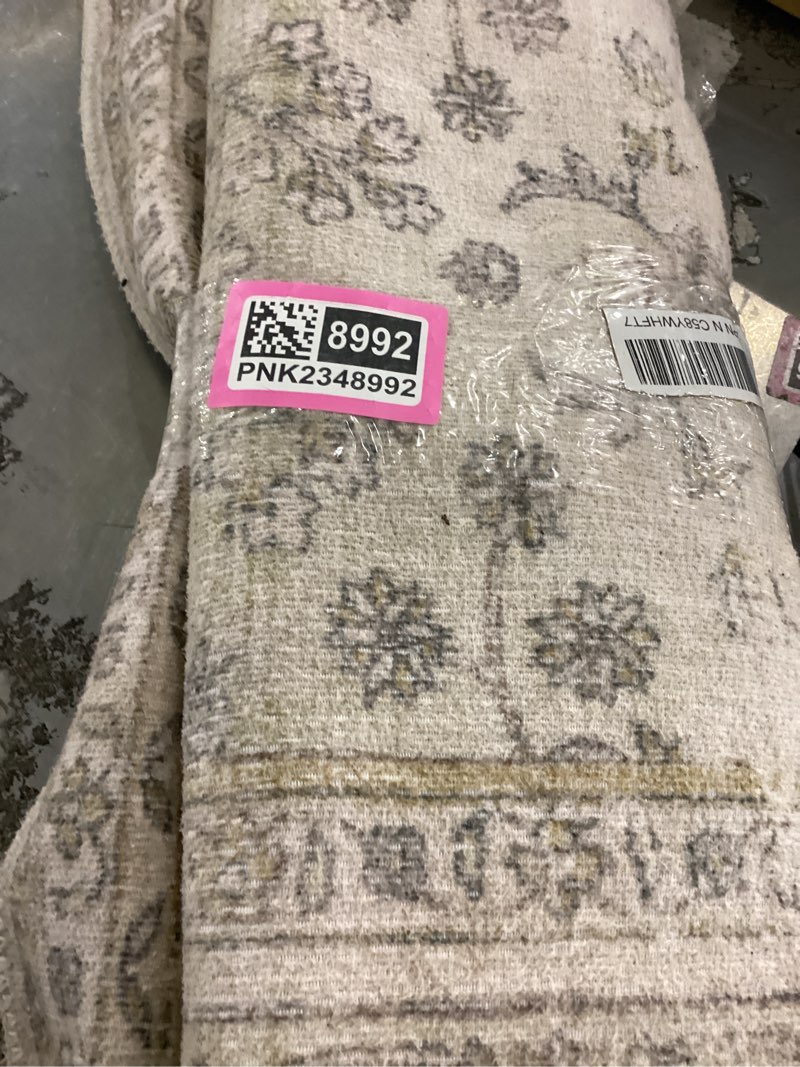 nuLOOM Deadra Medallion 8x10 Machine Washable Area Rug for Living Room Bedroom Dining Room Kitchen, Beige/Ivory Deadra Vintage Floral Beige 8' x 10'