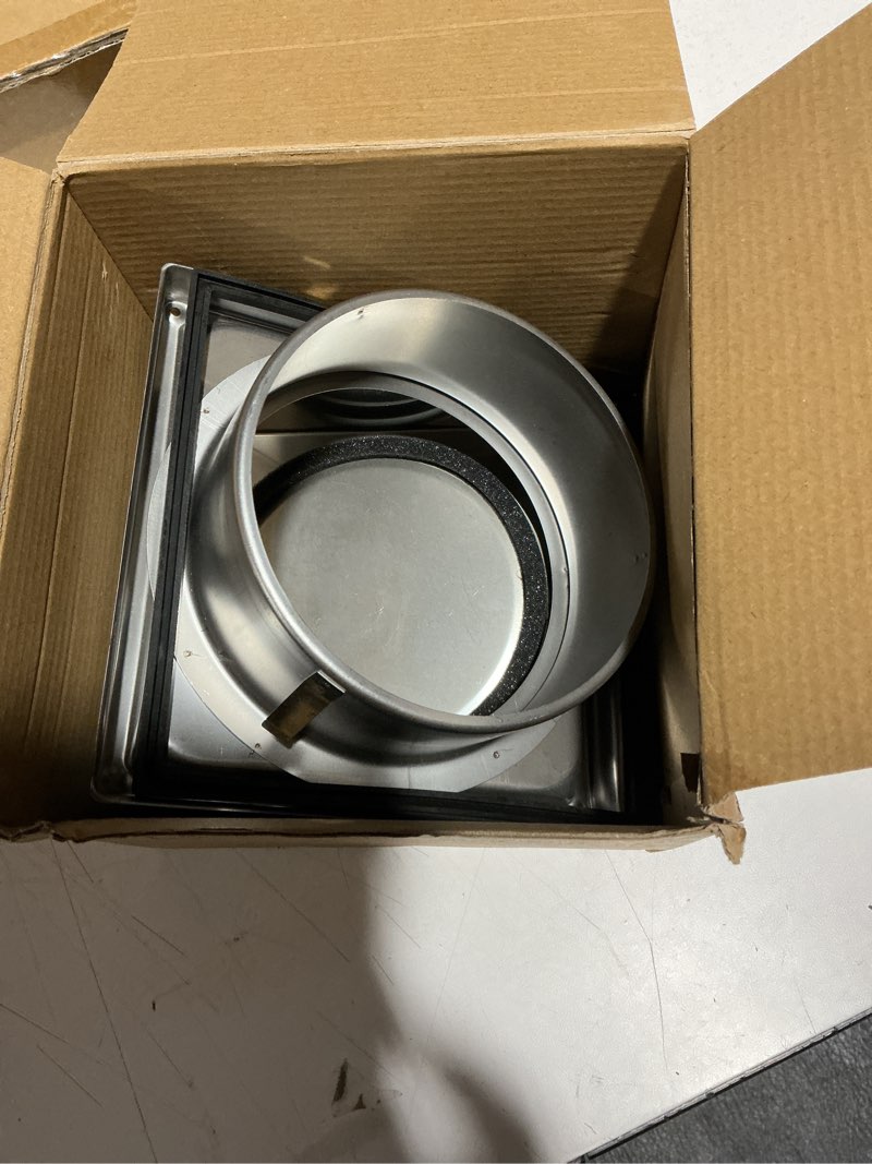 Condition photo showing New/Like New for 6-Inch External Extractor Wall Vent Cushioned Non Return Flap 6-Inch 150mm