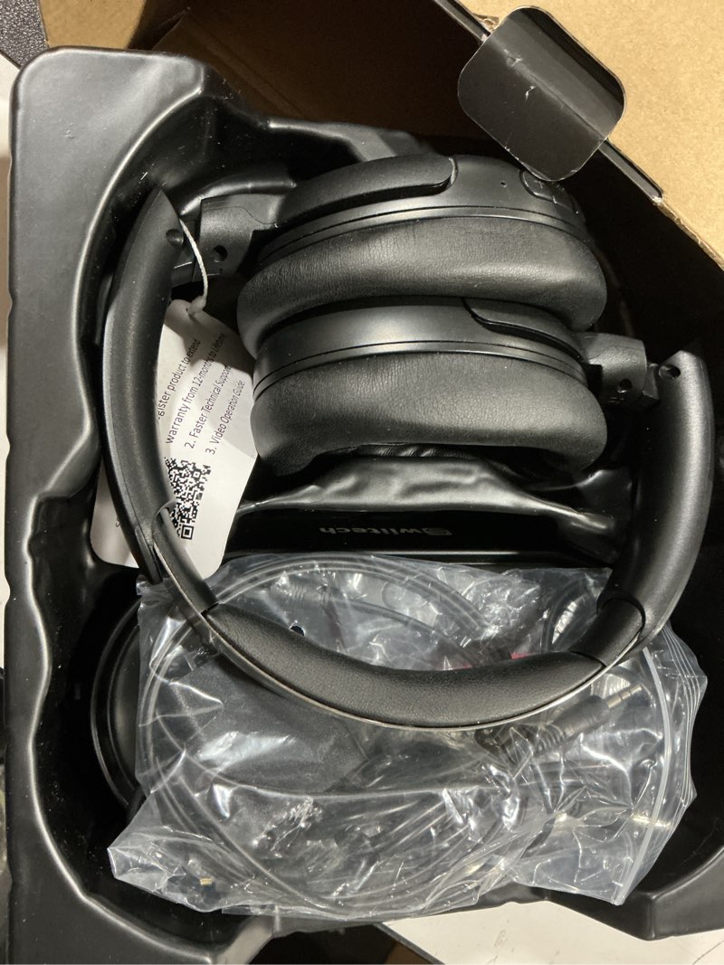 Condition photo showing Good Condition for wireless headphones for tv watching, tv headphones with transmitter charging base, bluetooth v5.3, no lip-sync delay, clear voice, plug & play, comfortable, gifts for elderly/seniors black