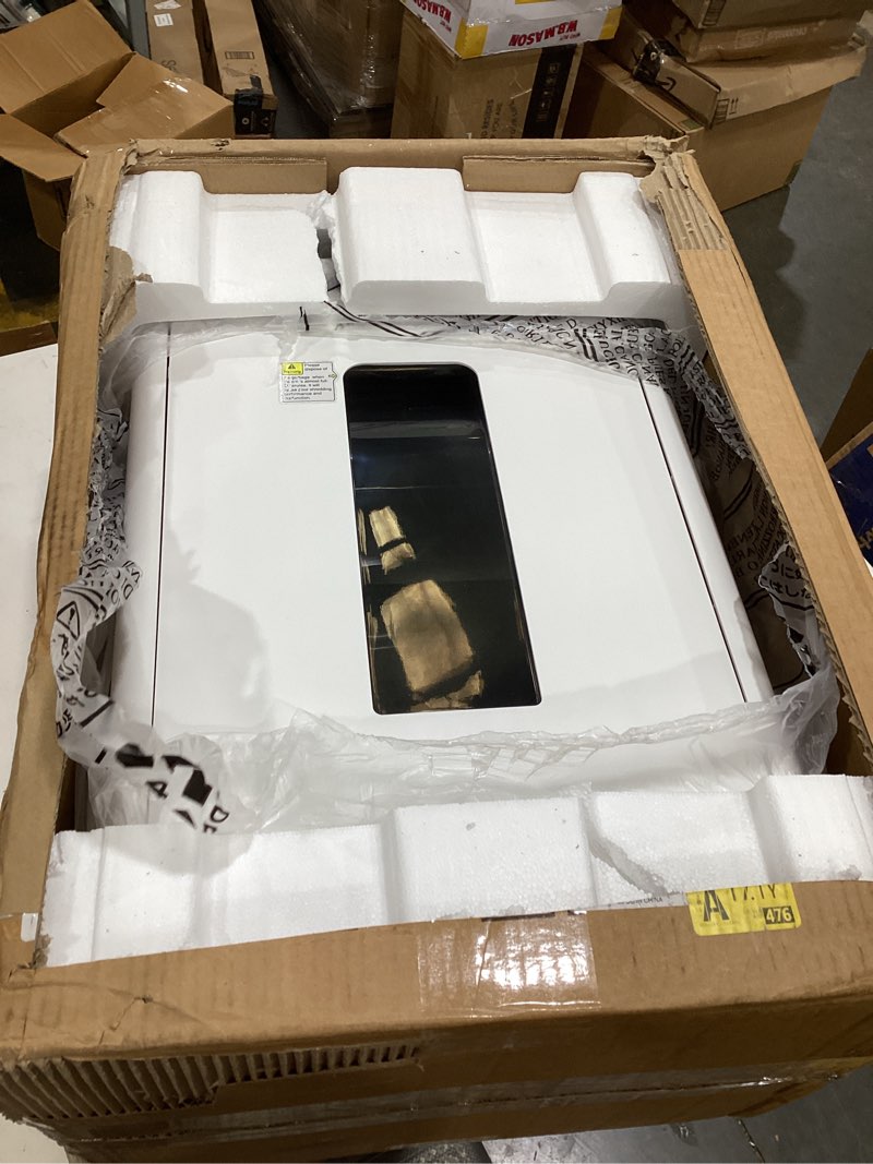 Condition photo showing Good Condition for professional commercial paper shredder: p-7 security super micro-cut 1x1.7mm 7 sheets/cds/cards/staples 6-gal bin heavy duty for home/office/industrial/business use-confidential documents