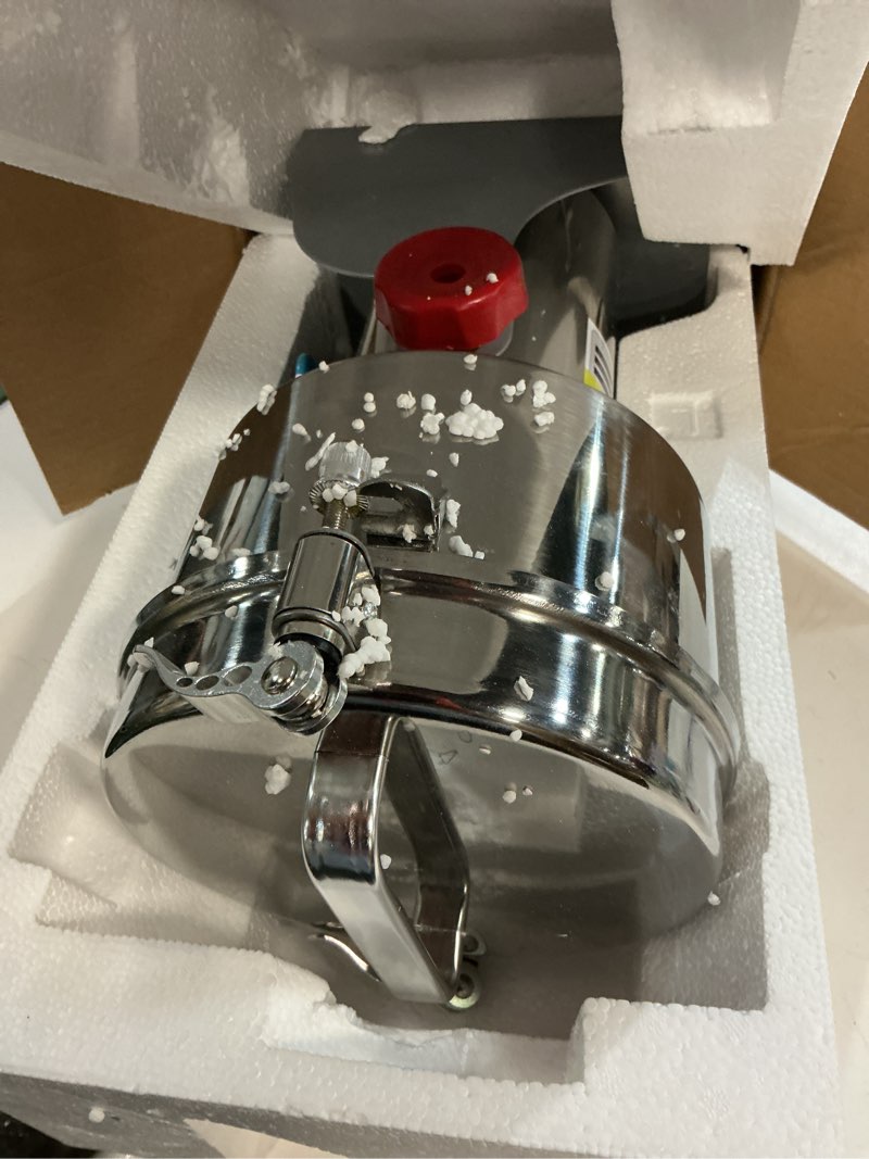 Condition photo showing Good Condition for 1000g Grain Mill Grinder High Speed Food Grain Mill Stainless Steel Seeds Flour Wheat Nut Spices Corn Pill Herbs & Seasonings Dry Grinder Electric Machine Grinder for Kitchen 1000g Swing Type