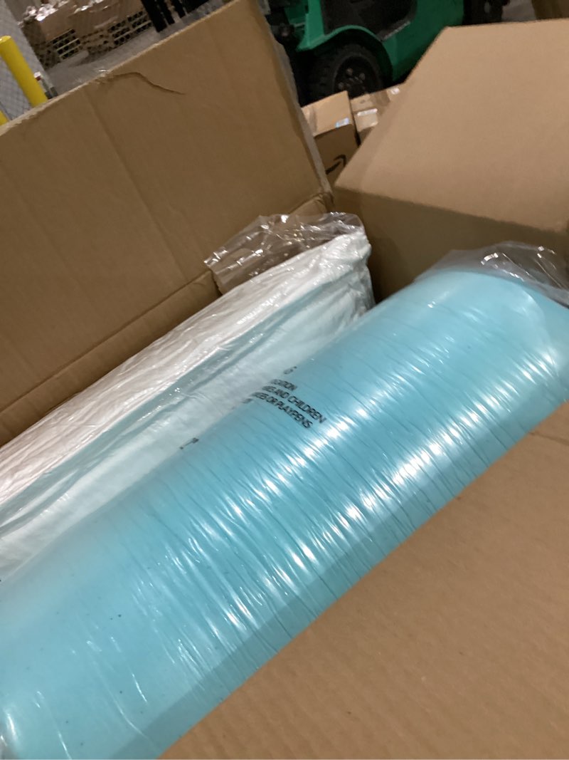 Condition photo showing As Is for Dual Layer 4 Inch Memory Foam Mattress Topper King Size, 2" Cooling Gel Memory Foam & 2" Pillow Top, Mattress Pad Cover for Back Pain Relief, CertiPUR-US Certified, Deep Pocket Fits 21", White