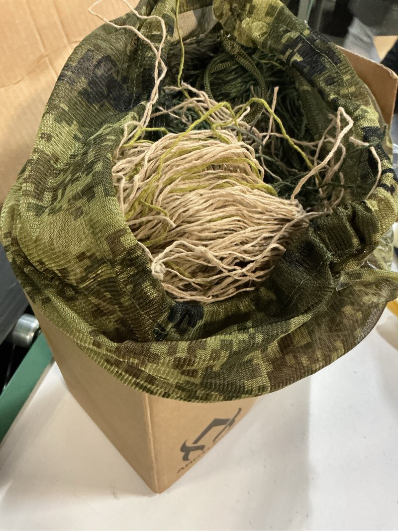 Condition photo showing Good Condition for Arcturus Warrior Ghillie Suit - Camouflage Hunting Suit for Men, Military, Hunters, Snipers & Airsoft Medium-Large Woodland
