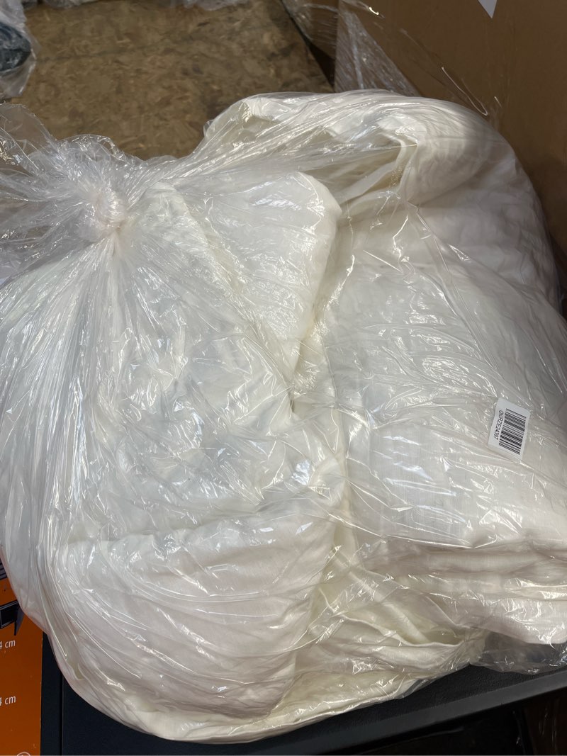 Condition photo showing Good Condition for european linen sheet set, king, white
