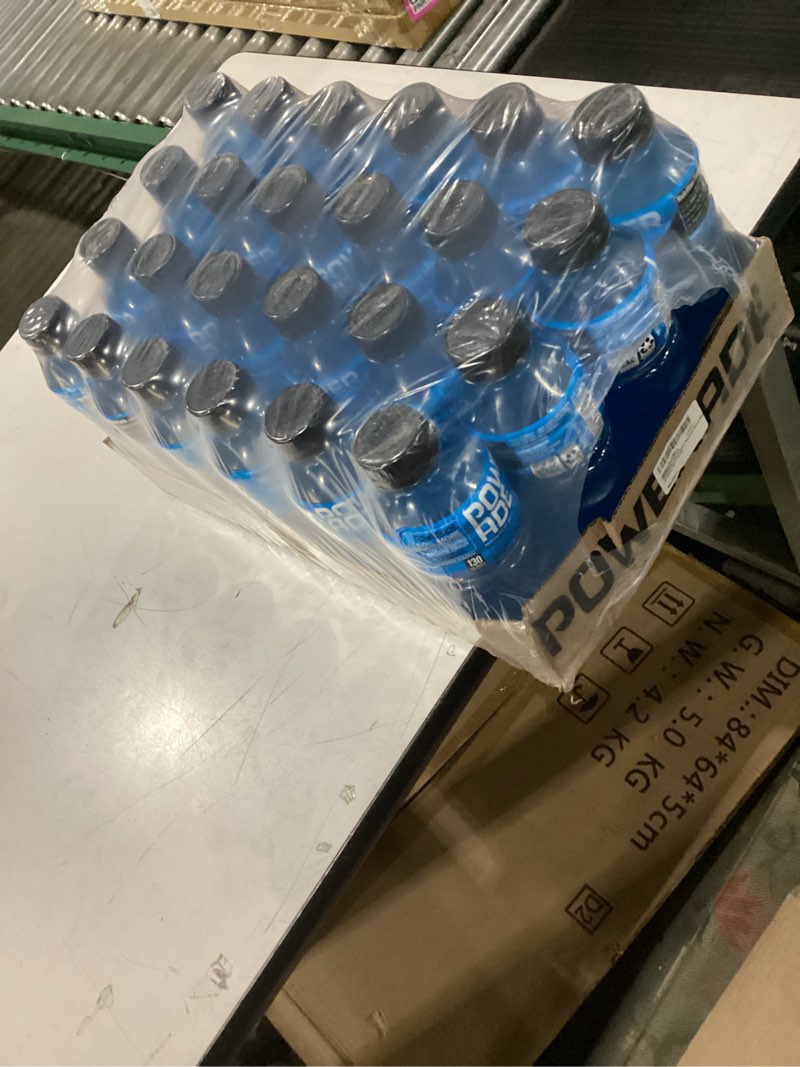 Condition photo showing New/Like New for POWERADE Sports Drink Mountain Berry Blast, 20 Ounce, Can (Pack of 24)