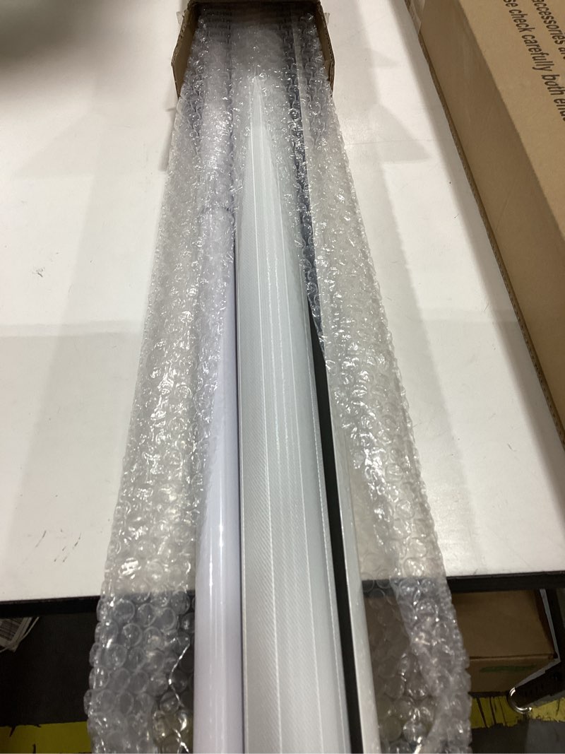 Condition photo showing Good Condition for seeye cordless zebra blinds for window, french door blinds free-stop roller window shades with valance 48" w x 64" h, 95% blackout window treatment sheer blinds & shades easy to install, white white - blackout 48" w x 64" h
