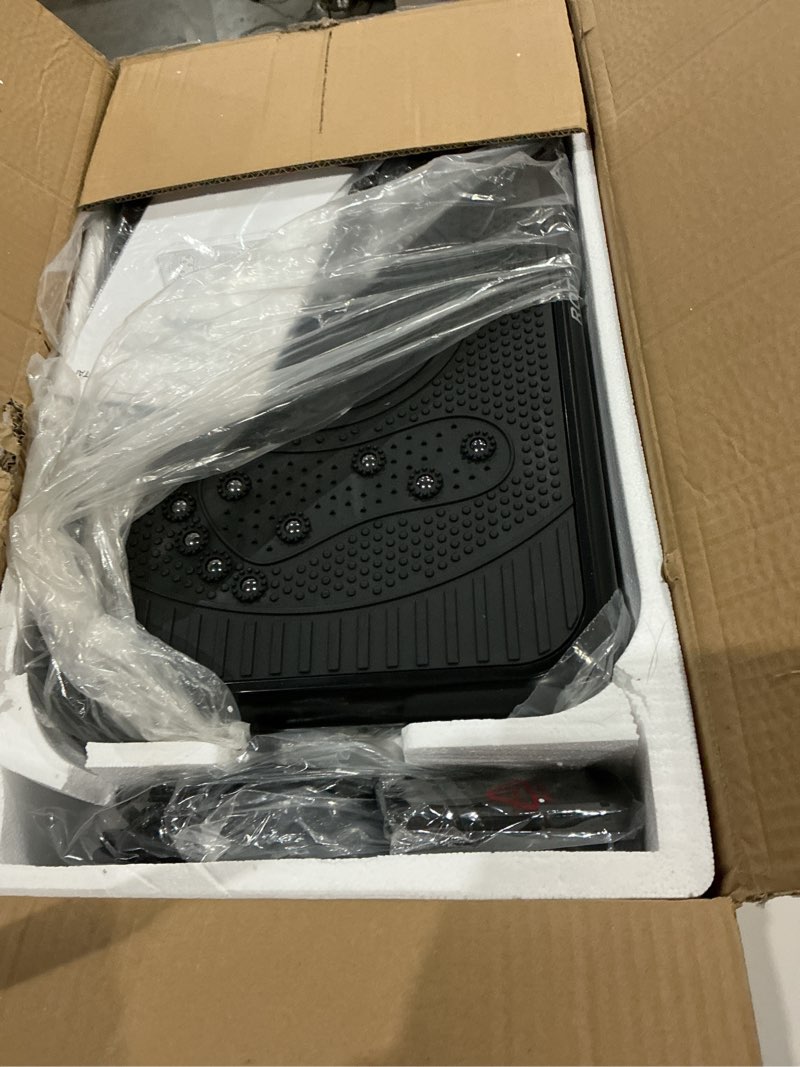 Condition photo showing Good Condition for vibration plate exercise machine for lymphatic drainage massager & weight loss, 400 lbs capacity whole body vibrating shake plate workout for women and men baby pink