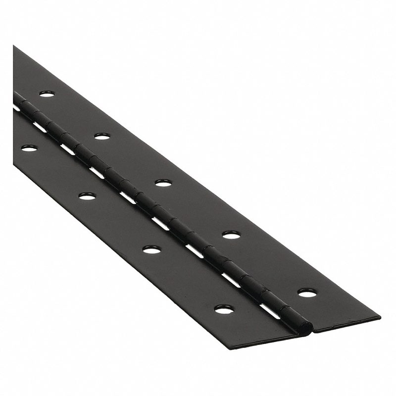 heavy duty piano hinge 48 inch x 1.5 inch stainless steel black continuous hinge for cabinet, door,