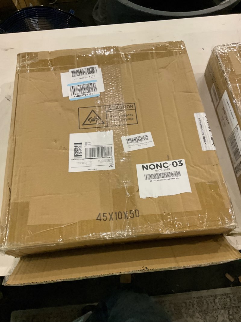 Condition photo showing As Is for Round Metal Coffee Table Legs,Large Circle End Table Legs 18 Inch,Black Iron Dining Table Base Only A Style