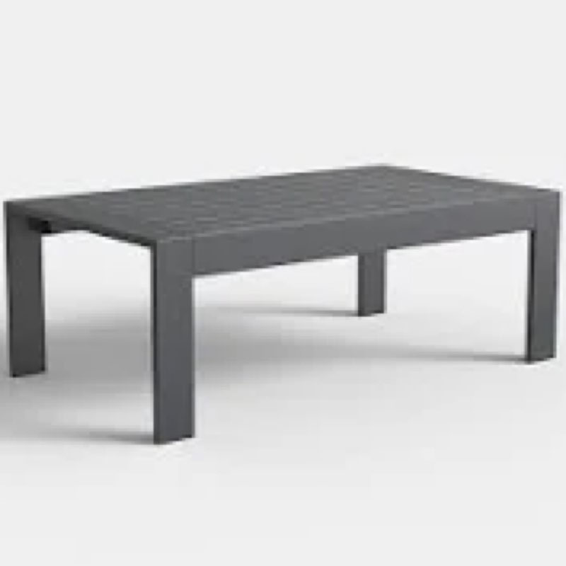 Layinsun Aluminum Outdoor Patio Coffee Table